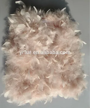 YR354 Customize Lovely Turkey Feather Vest