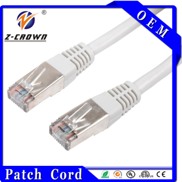 rj45 stp cable cat5e & cat6 stranded copper patch cord with 30inch gold plating connectors