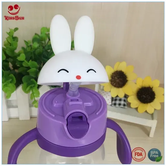 Adorable Animal-Themed Baby Water Bottle with Silicone Grip