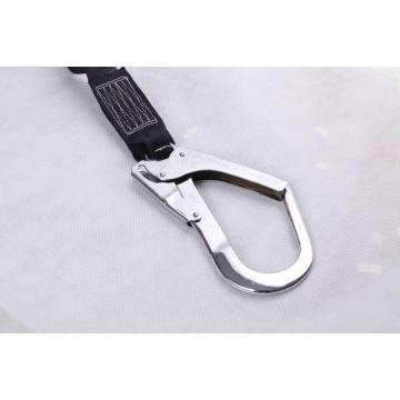 Energy absorber Lanyard with Two Big Safety Hooks and Single Mid Hook