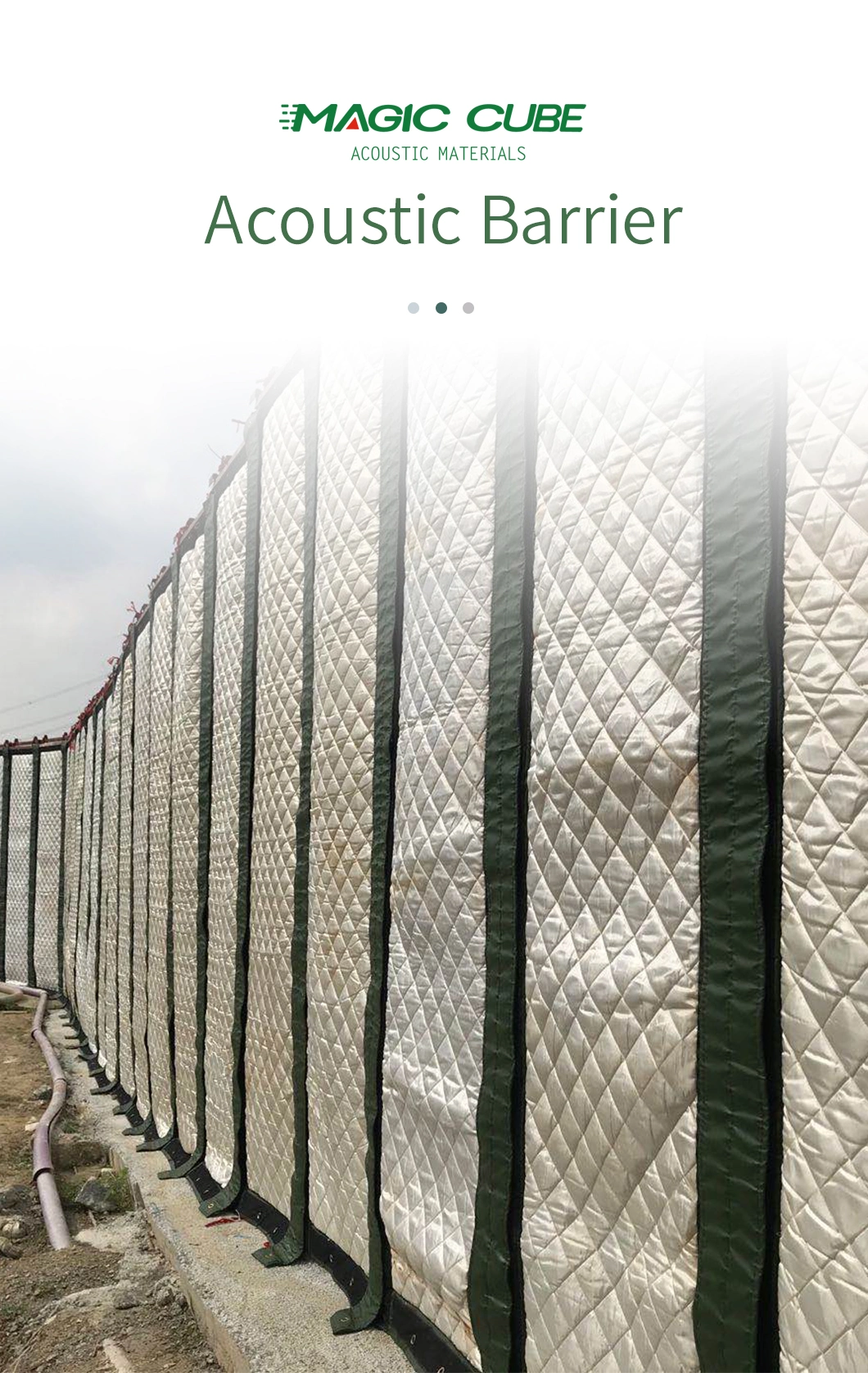 Eco Friendly Material Soundproofing Foam Fabric Wrapped Panels Noise Barriers for Indoor Decoration Wall Board