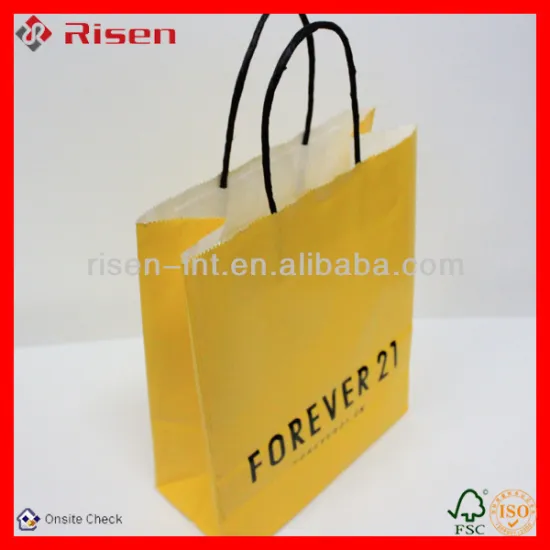 Fashional kraft paper bags
