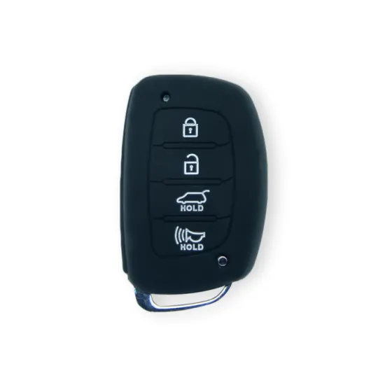 Silicone gel Hyundai 4buttons car key cover