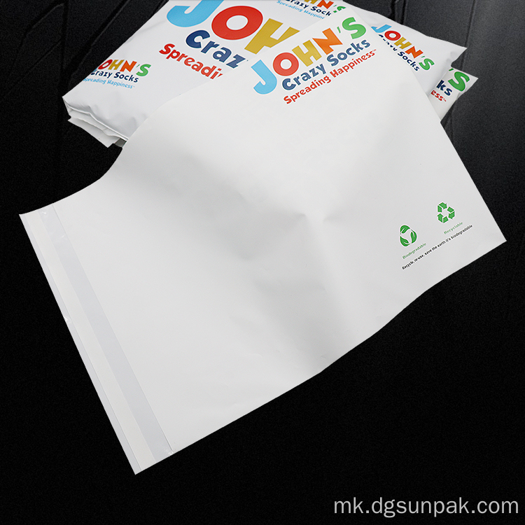 облека polybag прилагоден дизајн торба за проширување на поли-пошта