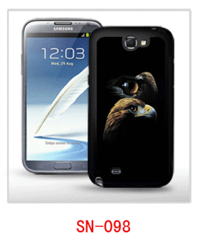 Eagle Picture 3d Back Cover For Galaxy Note2,pc Case Rubber Coating, With 3d Picture, Multiple Colors Available 