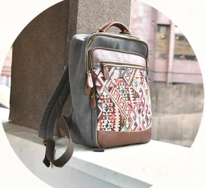 CANALOLO NATIONAL STYLE COMPUTER BAGS FASHION STUDENT BACKPACK