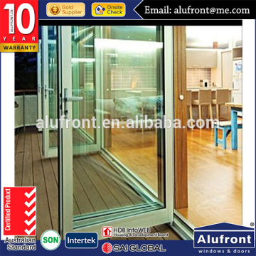 commercial Residential House with WERS modern french door storm doors with with venetian blinds