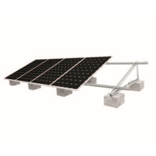 Flat roof tripod for solar panel