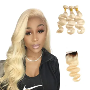 Gold Supplier Human Hair Weave Bundles Virgin Body Wave 3 Bundles With Frontal Closure100% Virgin Human Hair