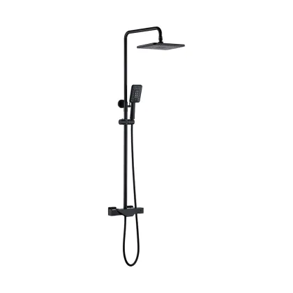 European-Style Full Copper Constant Temperature Shower Set for Bathroom