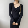 Women's Bodycon Knit Midi Dress Pullover