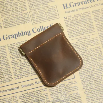 Cow Leather Tri Spinner Fidget Toy Case