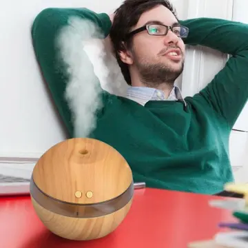 300ml Air Cooler Wooden Grain Aromatherapy Diffuser Machine