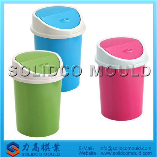 Plastic customized high quality garbage can mould maker