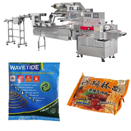 Flow Packing Machine for Disposable Tableware: Plastic Fork and Spoon Packaging Machine