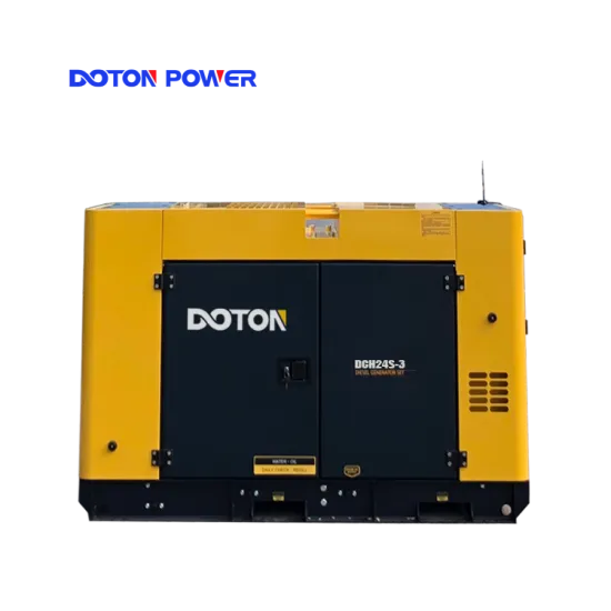 Low Fuel Consumption Silent 24KW 2 Diesel Generators
