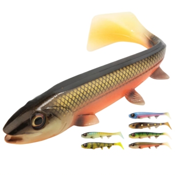 Wholesale 14cm/18cm 3D Simulated Black Bass Crazy Minnow Soft Fishing Lures with Hook