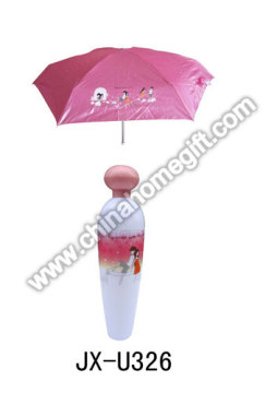 Perfume bottle umbrella
