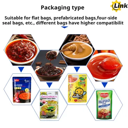 Automatic Multi-function Garlic Sauce and Tomato Sauce Honey Pouch Packing Machine