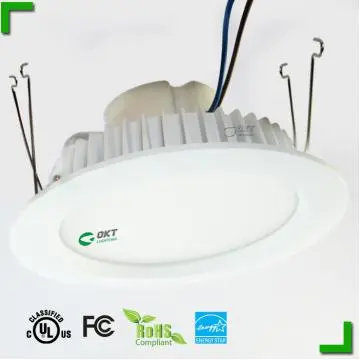 long lifetime 6inch 980lm 120v 13w led dimmer downlight