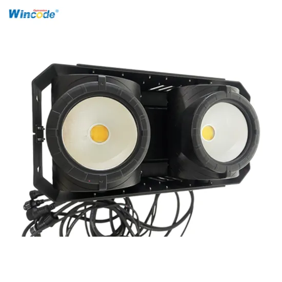 2 Eyes LED Audience Outdoor Waterproof IP65 200W LED Stage Light Blinder - White and Warm White