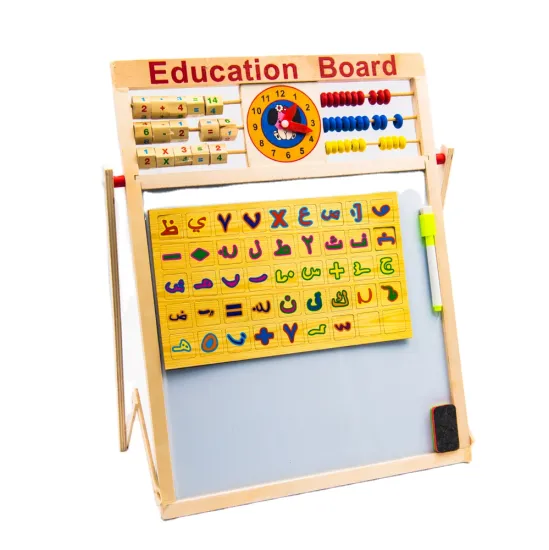 Top Selling 2024 Wooden Toys: Interactive Black and White Boards, Children's Graffiti Wooden Blackboards, and DIY Educational Playthings