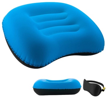 Bantal udara kembung ultralight untuk leher dan sokongan lumbar yang selesa semasa berkhemah dan perjalanan