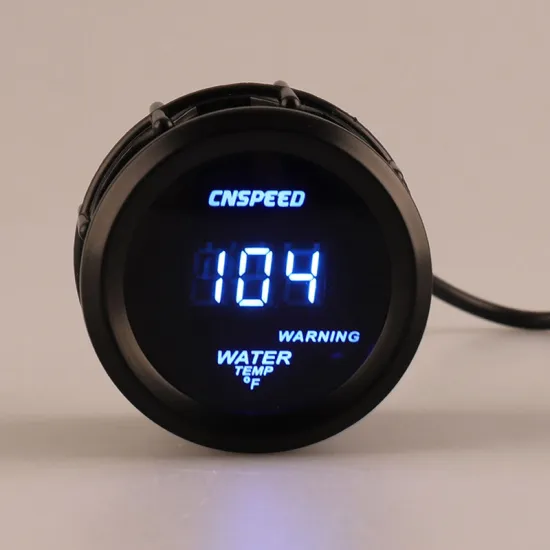 For Digital LED Auto Water Temp Temperature Gauge Meter Sensor Fahrenheit Car Pulse Meter Water Temperature Oil Pressure