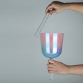 Blue-Pink Gradient Handheld Crystal Singing Bowl