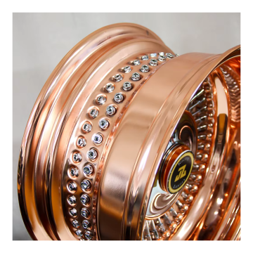 13-26 pouces en acier en or rose chromée roues à rayons à rayons 5x112 5x120 5x114.3 5x110 pour Bel Air 4x4