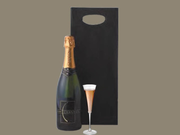 Wine Bottle Tote Bag
