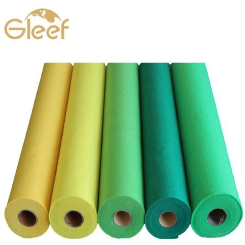 soft non woven 100% PET felt color felt