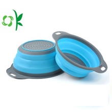 Silicone Fruit Vegetable Basket Kitchen Strainers Container