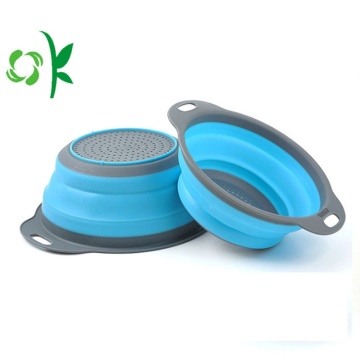 Silicone trái cây rau giỏ bếp Strainers Container