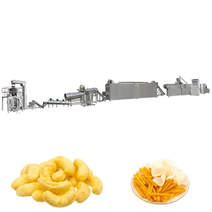Puffs Snacks Extruder Crispy Puffed Snacks Machine