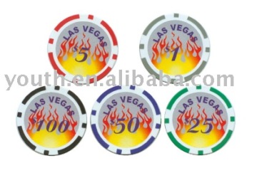 11.5g/13.5g Las Vegas Fire Gambling Chips