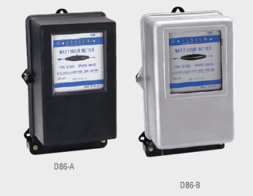 Three-phase 380v / 220v Electronic Watt-hour Meter , Aluminum Electrical Energy Meter