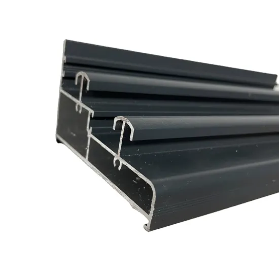 Aluminum Profile Sliding Door with Windproof Glass Panel