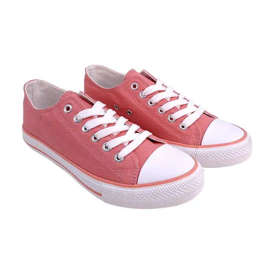 Economical Custom Design Canvas Rubber Women's Shoes