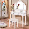 Stylish Triple Mirror Simple Dressing Table