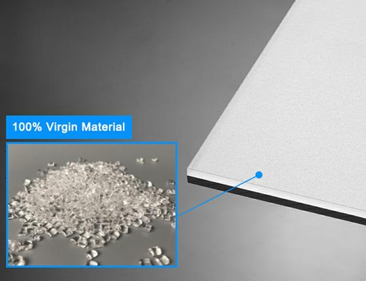 The difference between PMMA and polycarbonate light diffusers