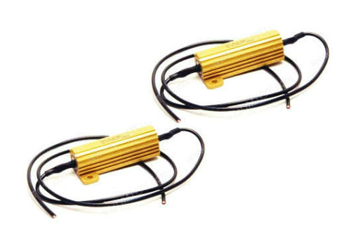 50W 6Ohm 12v resistor for led Turn Signal Lights or LED License Plate Lights (Fix Hyper Flash, Warning Cancellor)