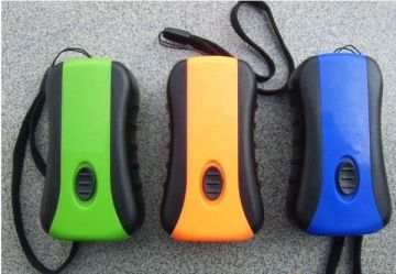 Electronic Bright Light Led Torch, 360deg Continuous Charging, 1 Laser Light + 6 Led Light