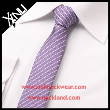 Cheap Polyester Woven School Tie Stripped Schoolgirl