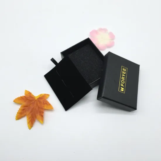 Custom logo antique cufflink box