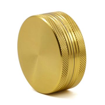 Customizable Logo 2 Layers 50mm Diameter Aluminum Tobacco Grinder for Wholesale
