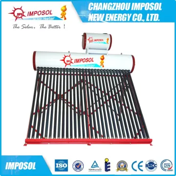 Pre-heated Copper Coil Pressure Solar Water Heater Equipment