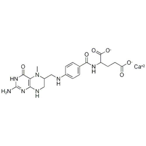 L-glutaminezuur, N-4- (2-amino-1,4,5,6,7,8-hexahydro-5-methyl-4-oxo-6-pteridinyl) methylaminobenzoyl-, calciumzout (1: 1) CAS 26560-38-3