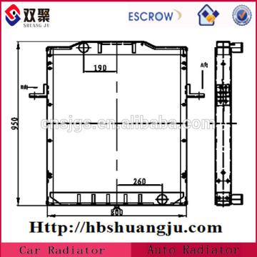 High Quality For International Truck Radiator