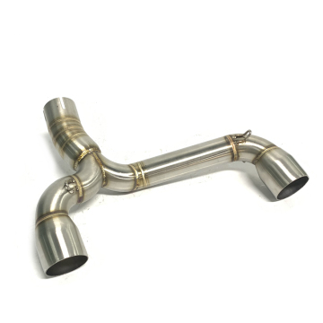Custom Slip-On Motorcycle Exhaust System for GSR400, GSR600, BK400, and BK600 Models: Enhancing Performance with Modified Front Exhaust and Middle Link Pipe